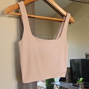 Elegant Women's Crop Top in Soft Beige